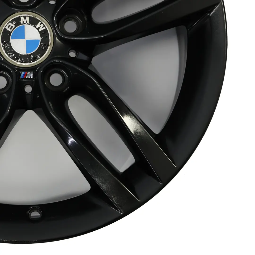 BMW F20 F21 Cerchio posteriore lega nera 18" ET:52 8J M Doppie razze 461 7846785