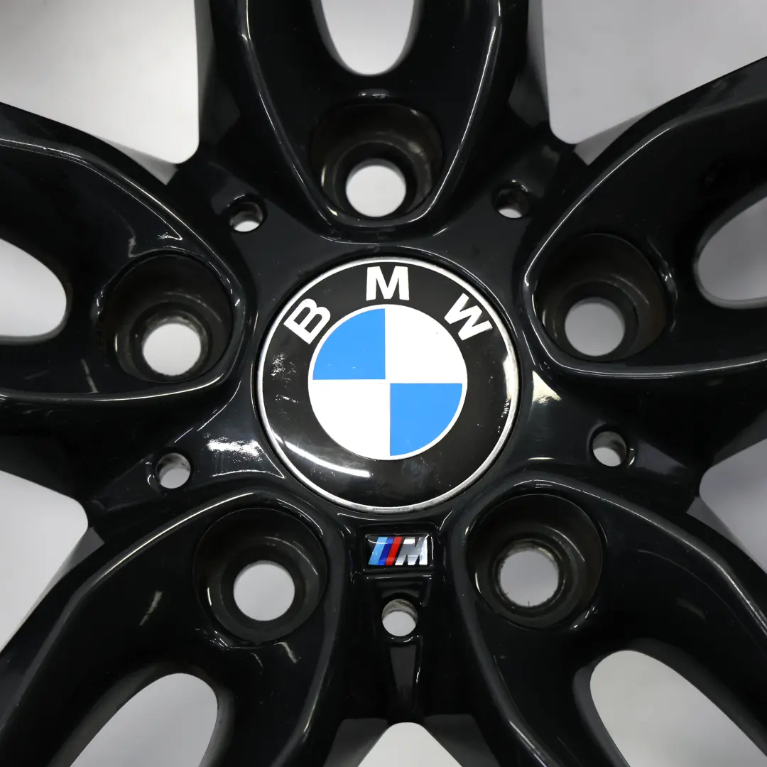 BMW F20 F21 Rear Black Alloy Wheel Rim 18" ET:52 8J M Double Spoke 461 7846785