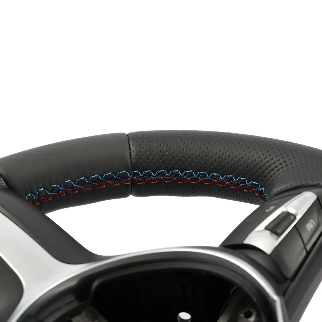 BMW F06 F07 F10 F11 LCI F12 F13 NEU Schwarzes Leder M Sport Lenkrad