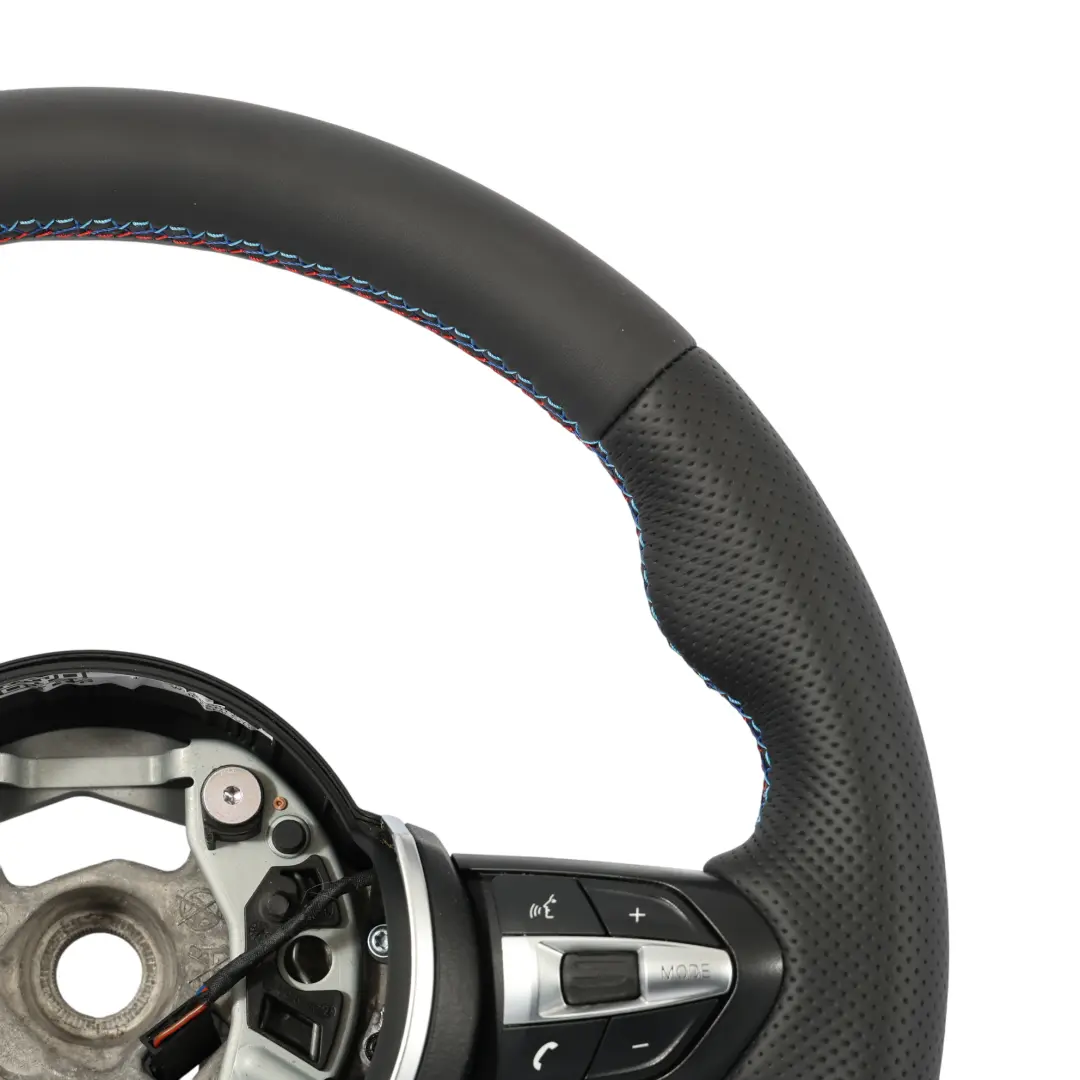 BMW F06 F07 F10 F11 LCI F12 F13 NEU Schwarzes Leder M Sport Lenkrad