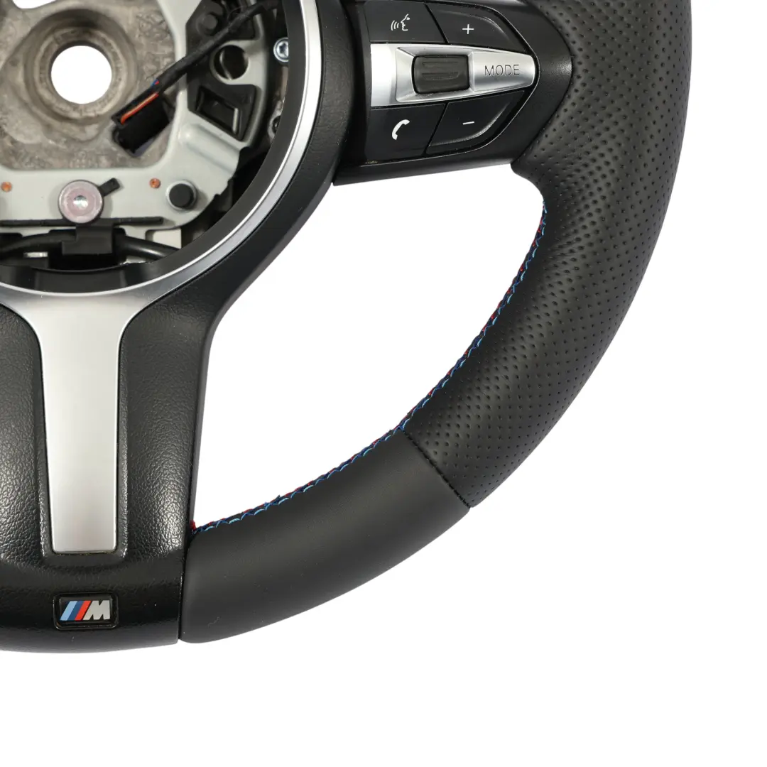 BMW F06 F07 F10 F11 LCI F12 F13 NEU Schwarzes Leder M Sport Lenkrad
