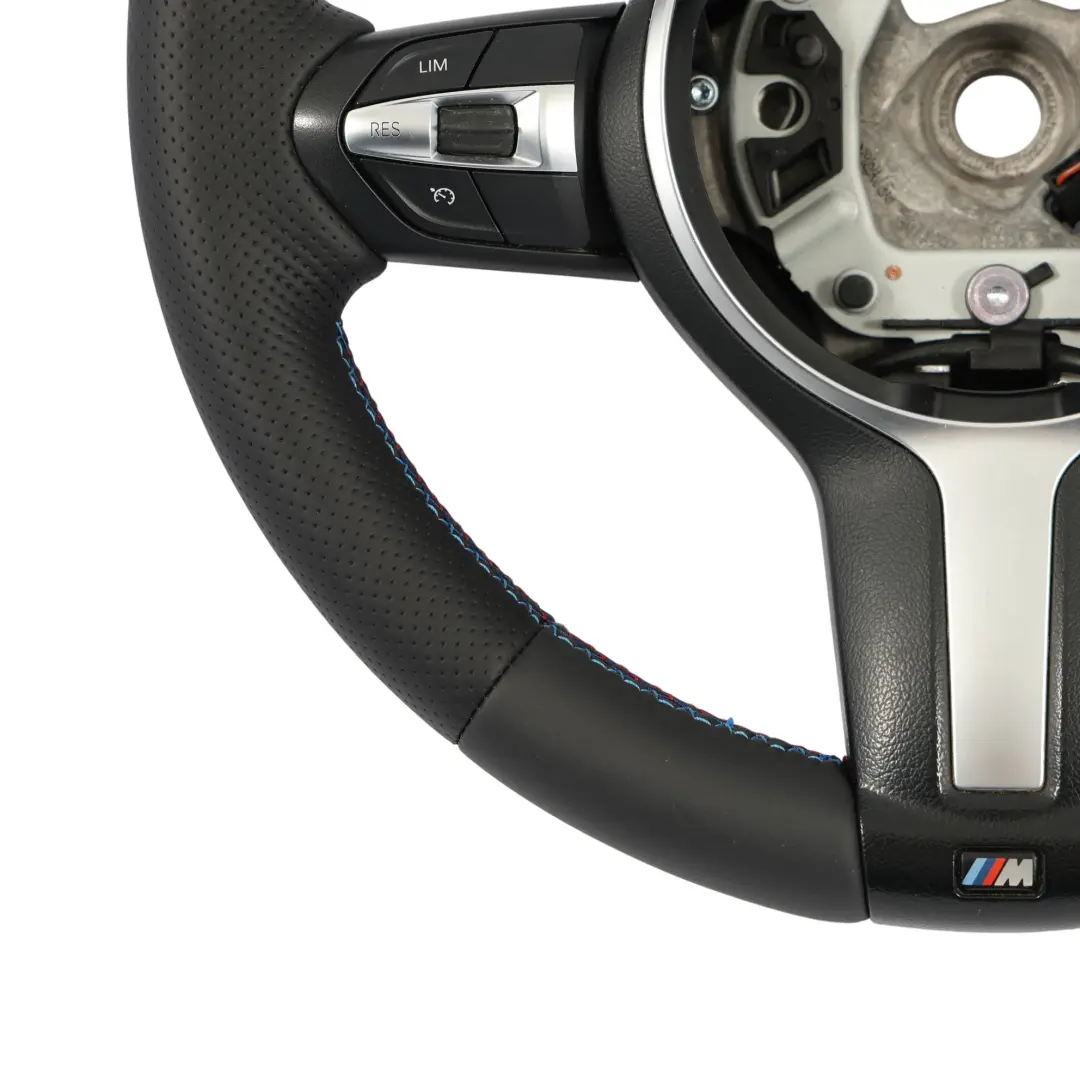 BMW F06 F07 F10 F11 LCI F12 F13 NEU Schwarzes Leder M Sport Lenkrad