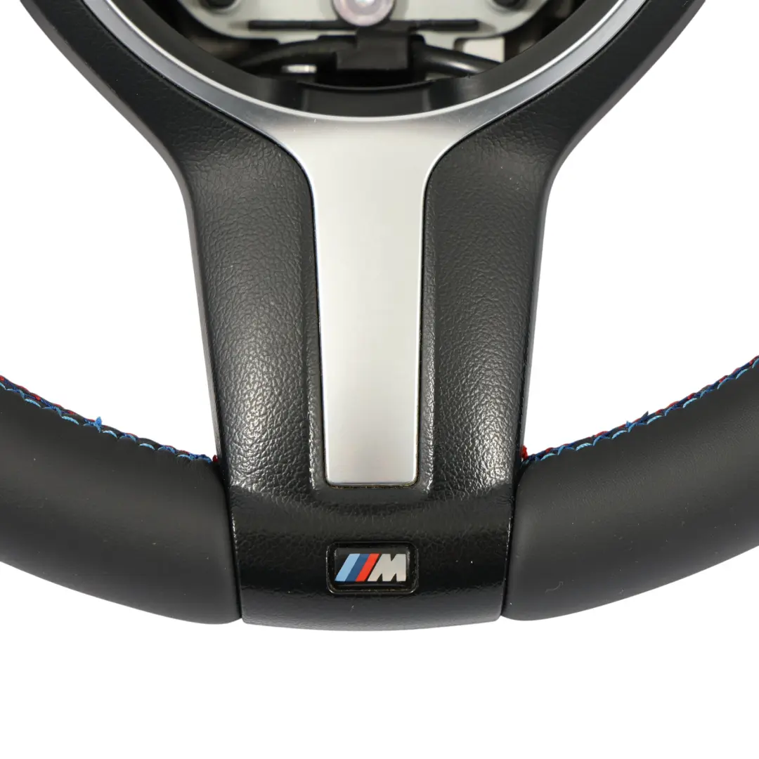 BMW F06 F07 F10 F11 LCI F12 F13 NEU Schwarzes Leder M Sport Lenkrad