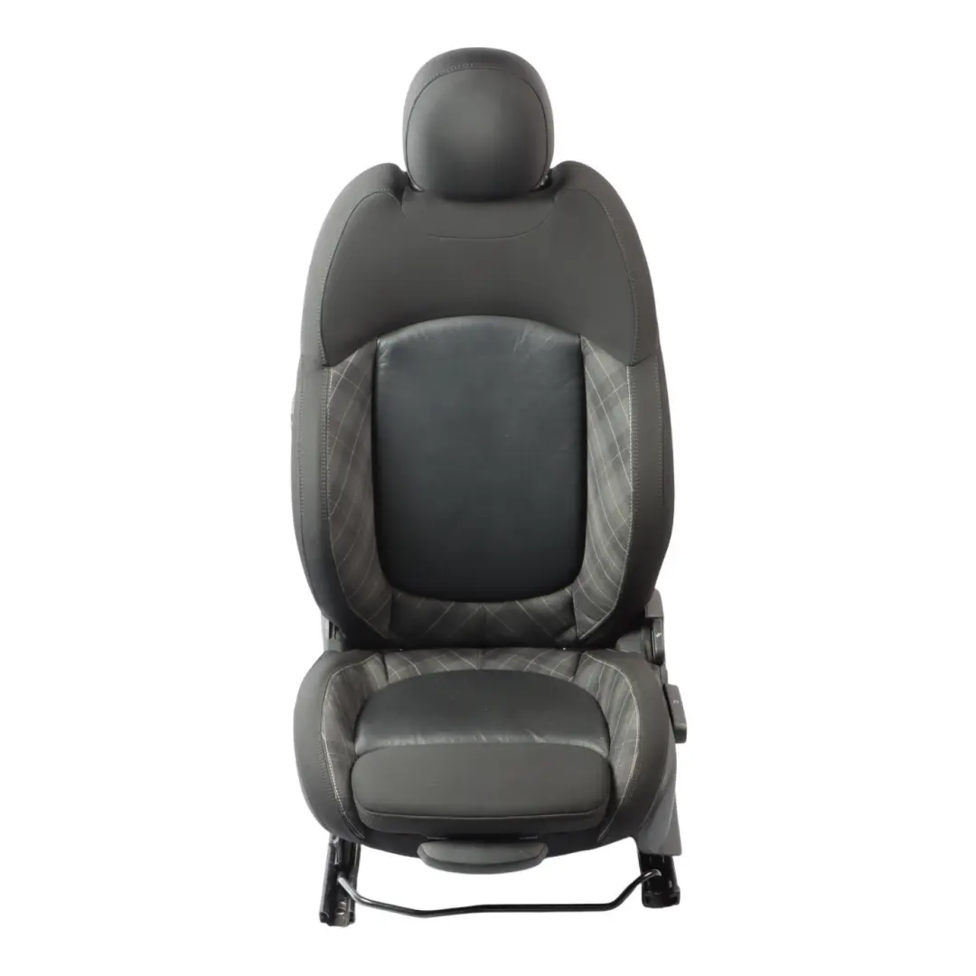Mini Cooper One F56 Vorder sitz Sport Stoff / Leder Links Diamond Schwarz