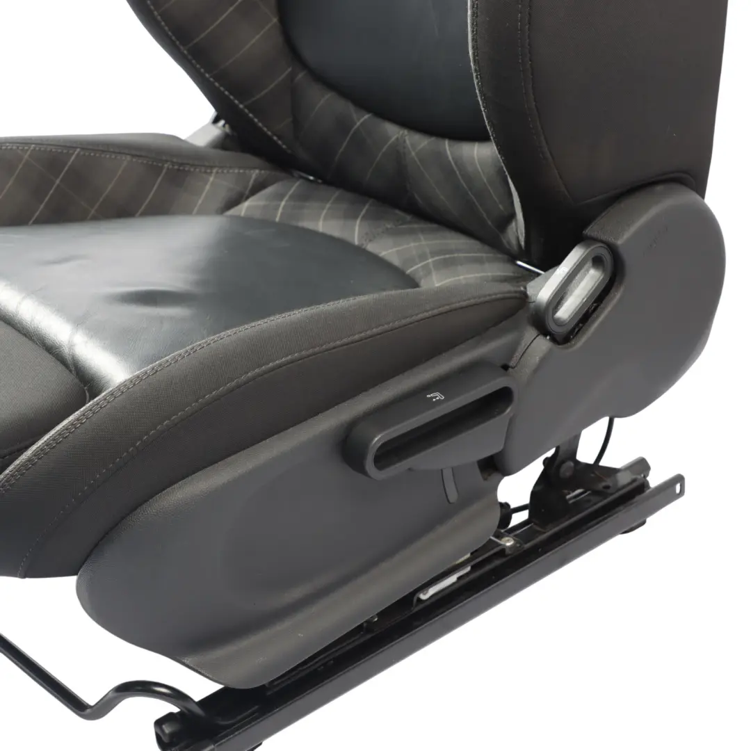 Mini Cooper One F56 Vorder sitz Sport Stoff / Leder Links Diamond Schwarz
