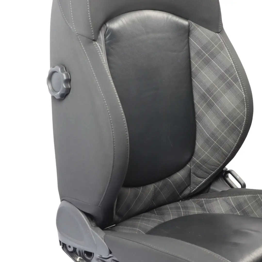 Mini Cooper One F56 Vorder sitz Sport Stoff / Leder Links Diamond Schwarz