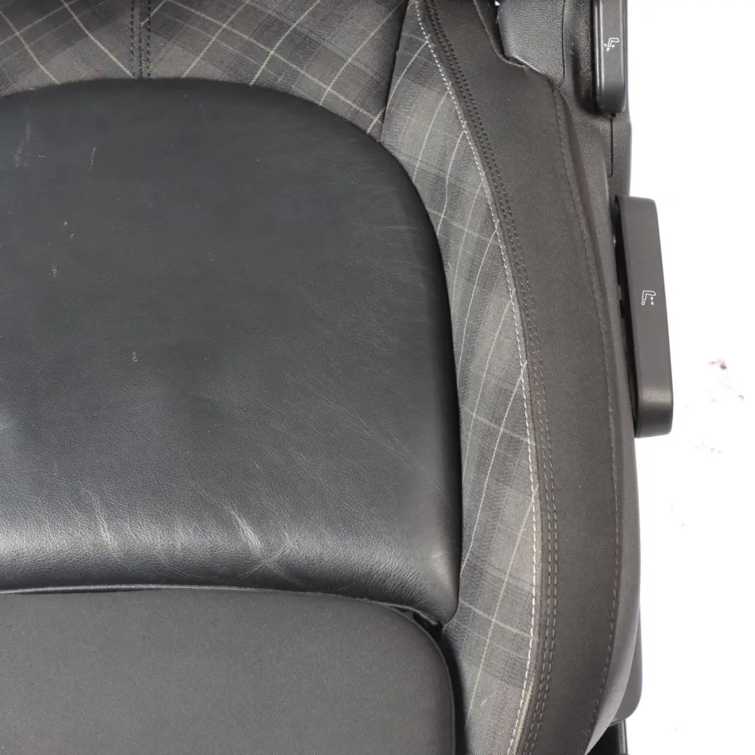 Mini Cooper One F56 Vorder sitz Sport Stoff / Leder Links Diamond Schwarz