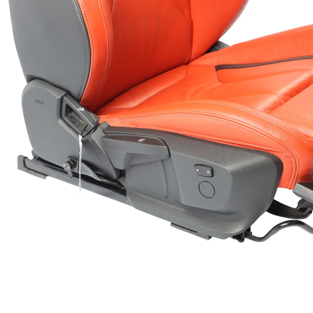 BMW F40 M135iX Front Sport Seat Heated Interior Leather Right O/S Magma Red