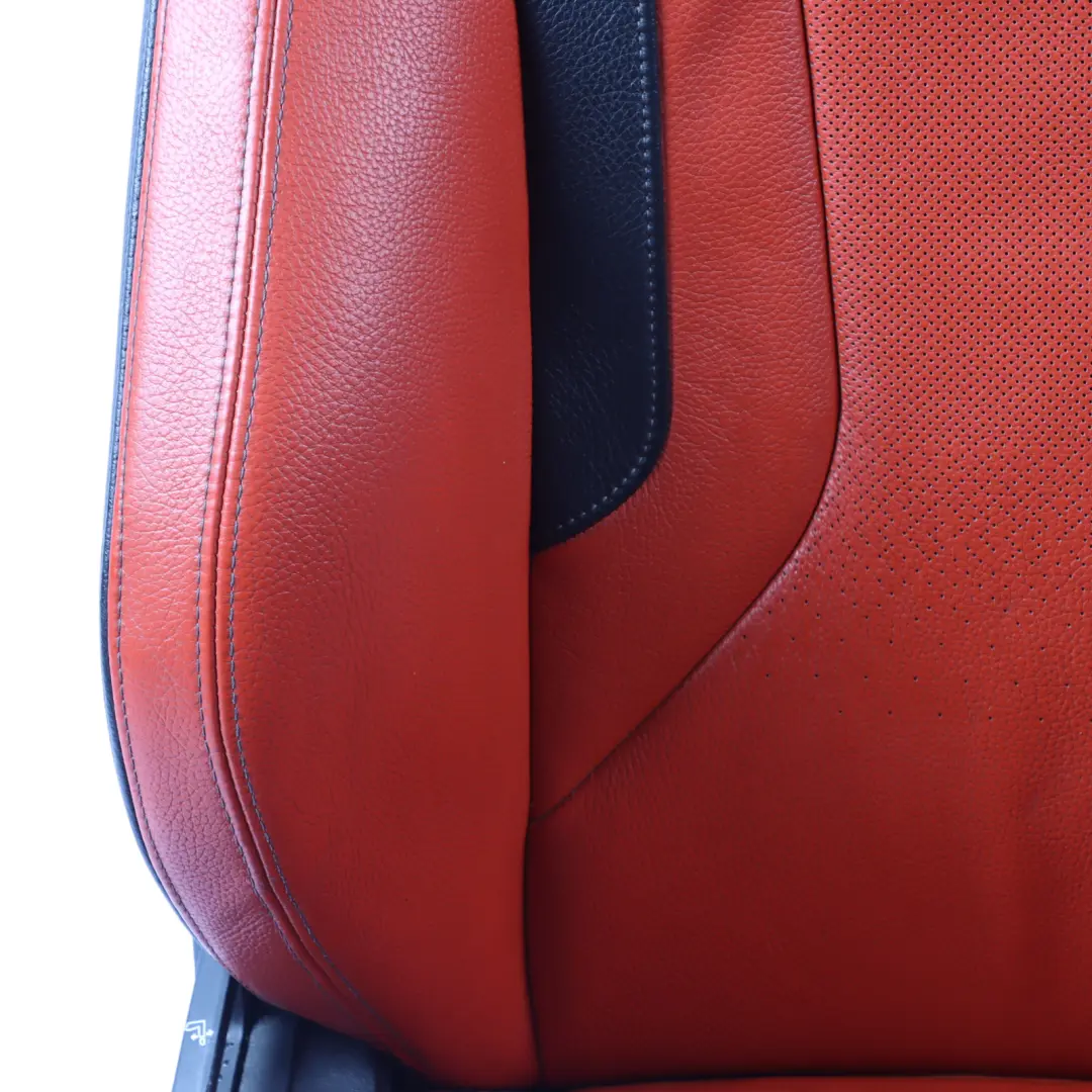 BMW F40 M135iX Front Sport Seat Heated Interior Leather Right O/S Magma Red
