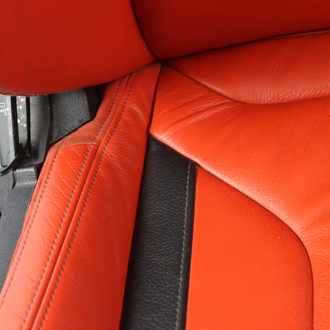 BMW F40 M135iX Front Sport Seat Heated Interior Leather Right O/S Magma Red
