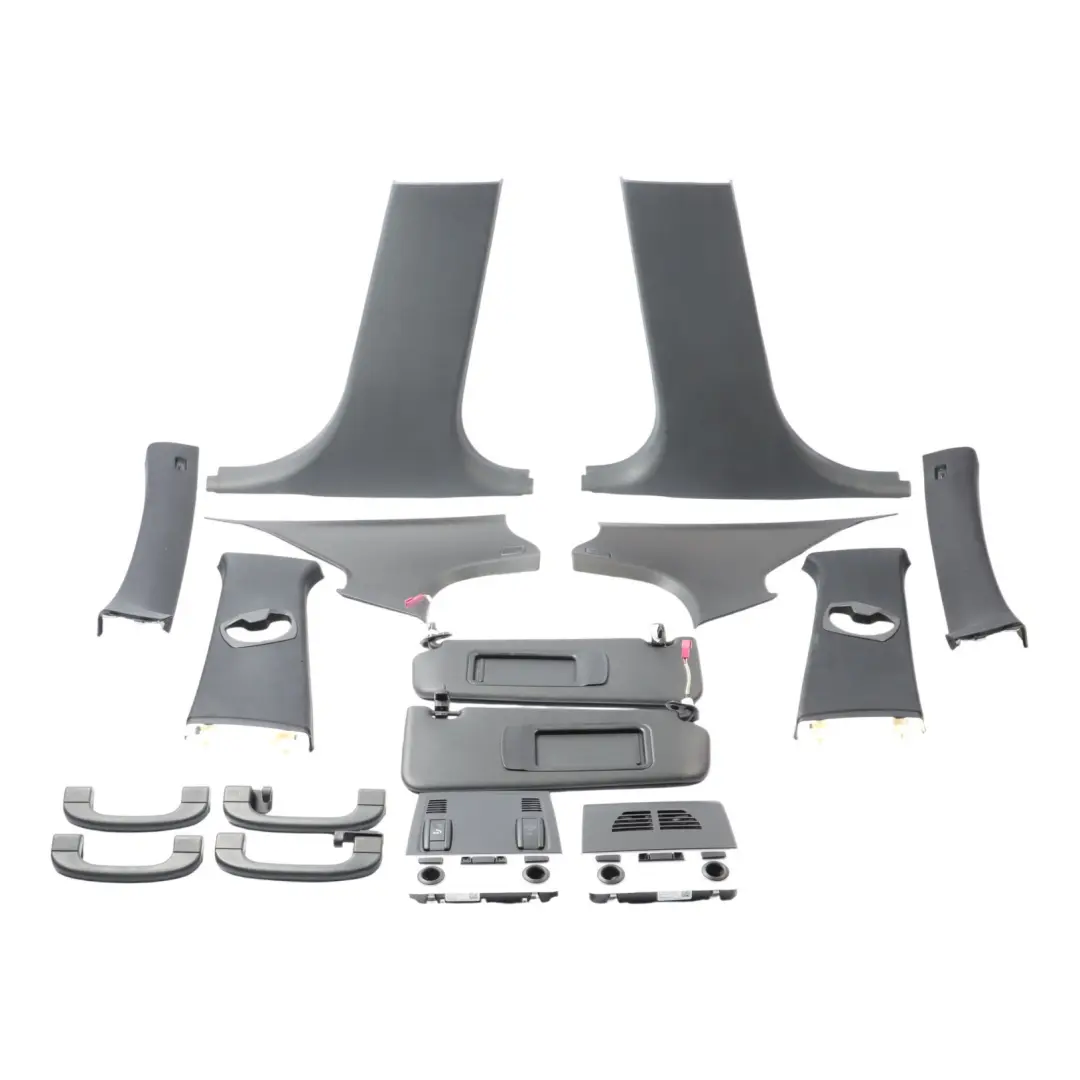 BMW E90 M Sport Black Headlining Pillars Handles Sun Visors Covers