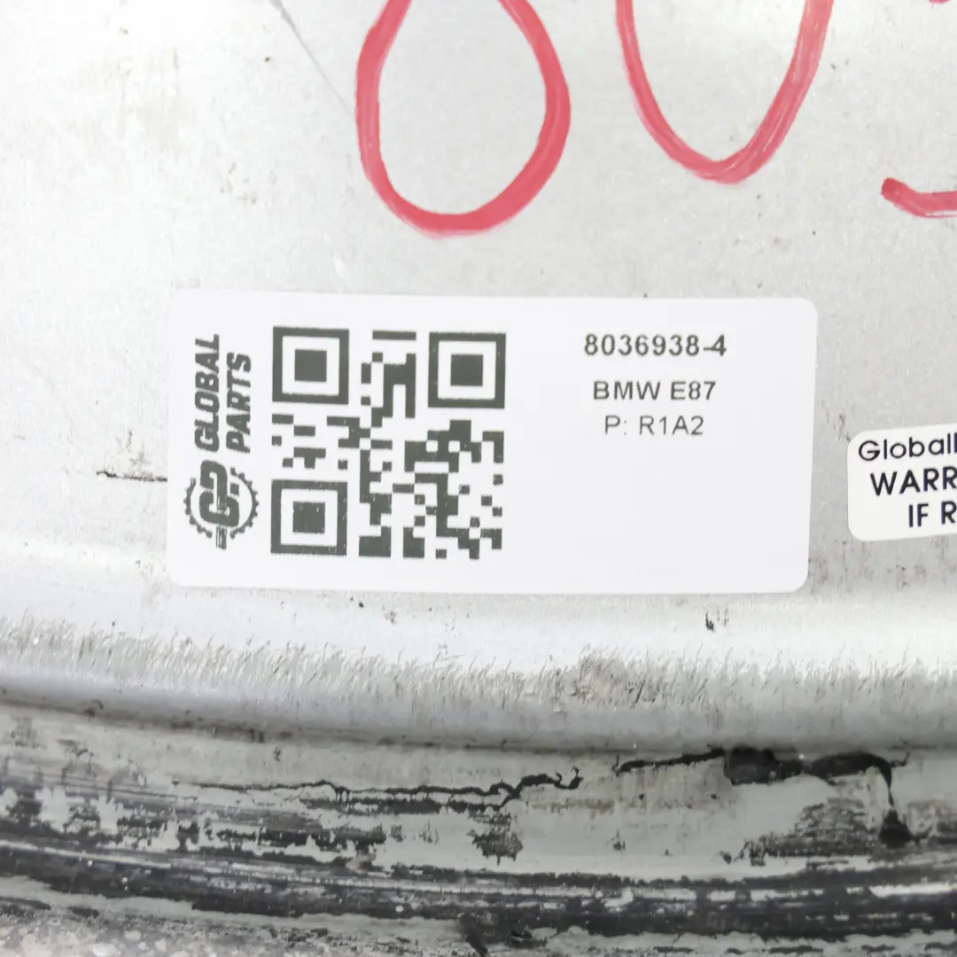 *BMW 1 E81 E82 E87 Hinten Rad M Doppelspeiche Alu Felge Aluminium 207 17" 7,5J
