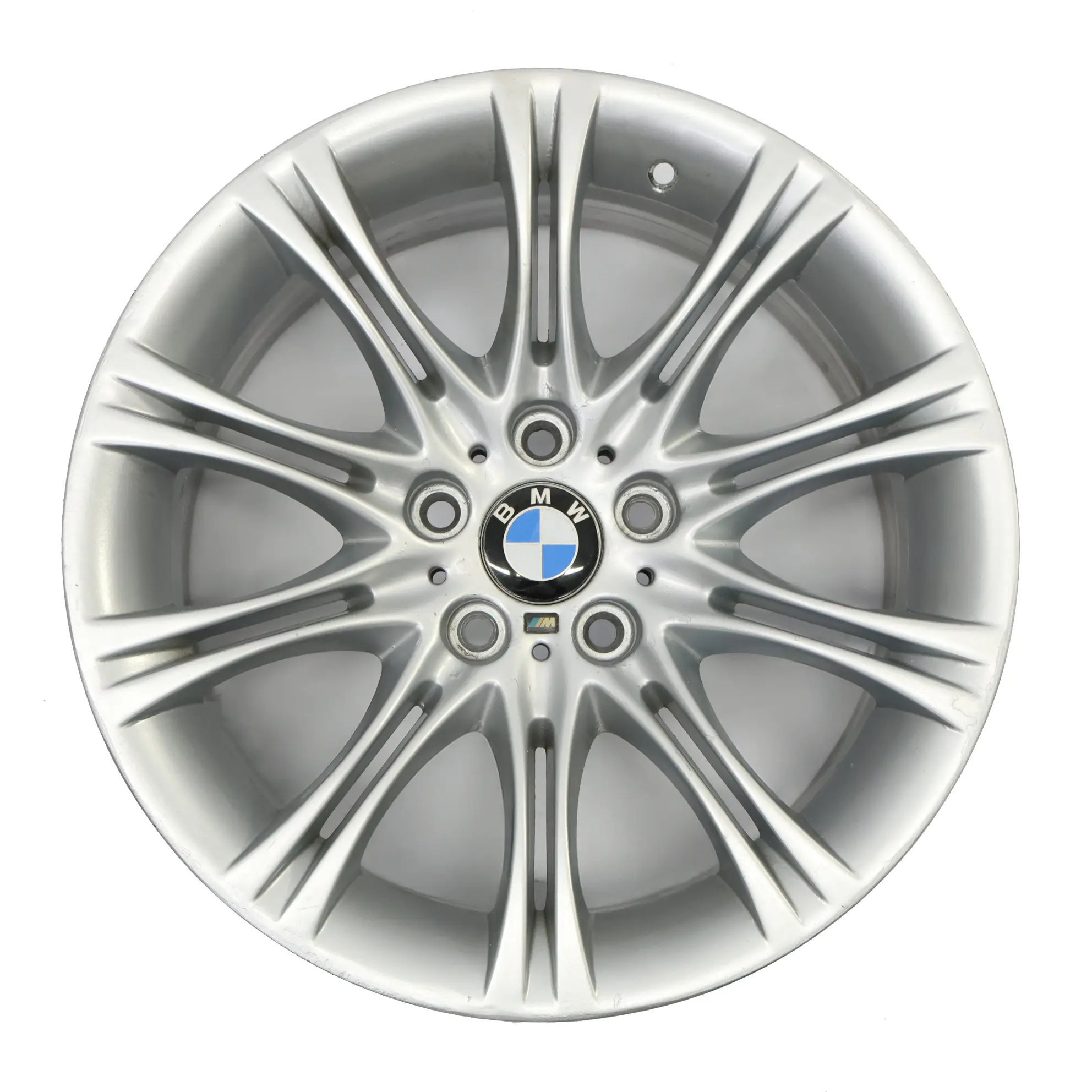 BMW 5 Series E60 E61 Silver Alloy Wheel Rim 18" ET:20 8J M Double Spoke 135