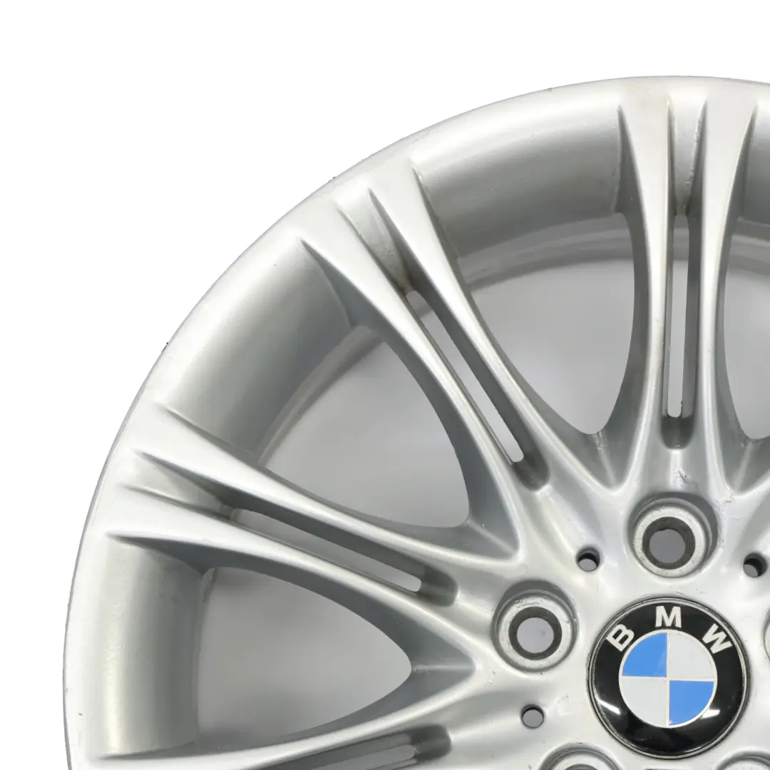 BMW 5 Series E60 E61 Silver Alloy Wheel Rim 18" ET:20 8J M Double Spoke 135