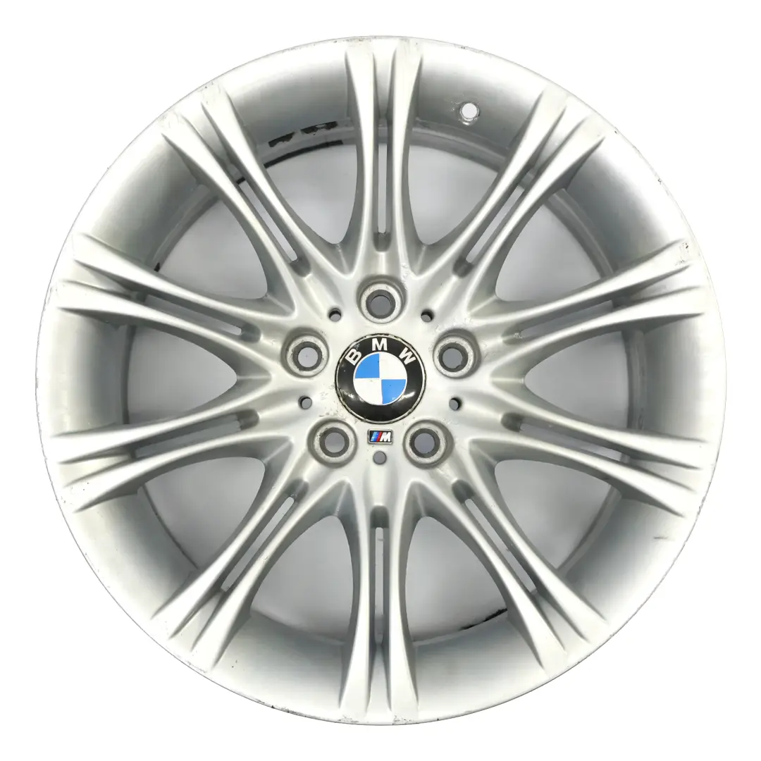BMW 5 Series E60 E61 Silver Alloy Wheel Rim 18" ET:20 8J M Double Spoke 135