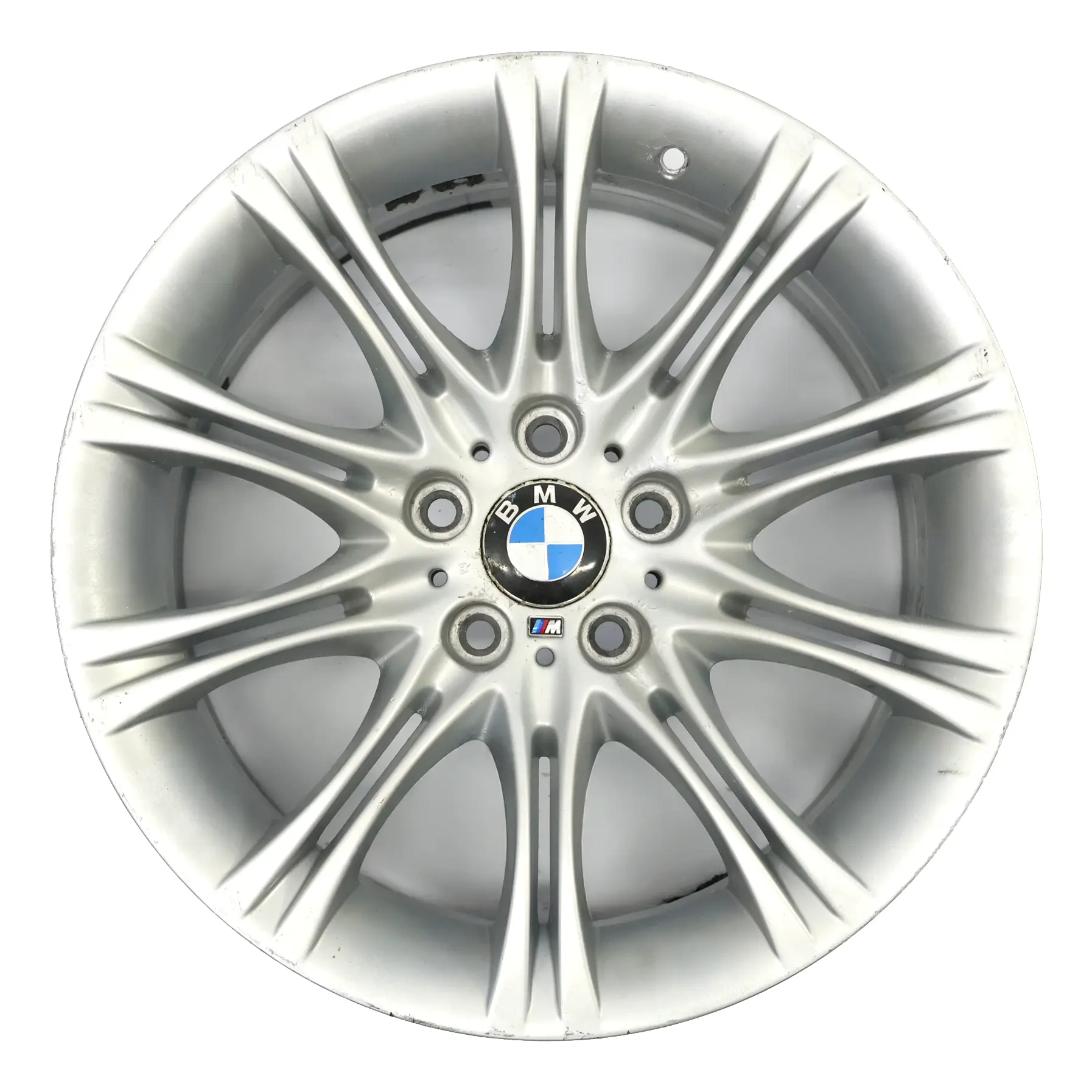 BMW 5 Series E60 E61 Silver Alloy Wheel Rim 18" ET:20 8J M Double Spoke 135