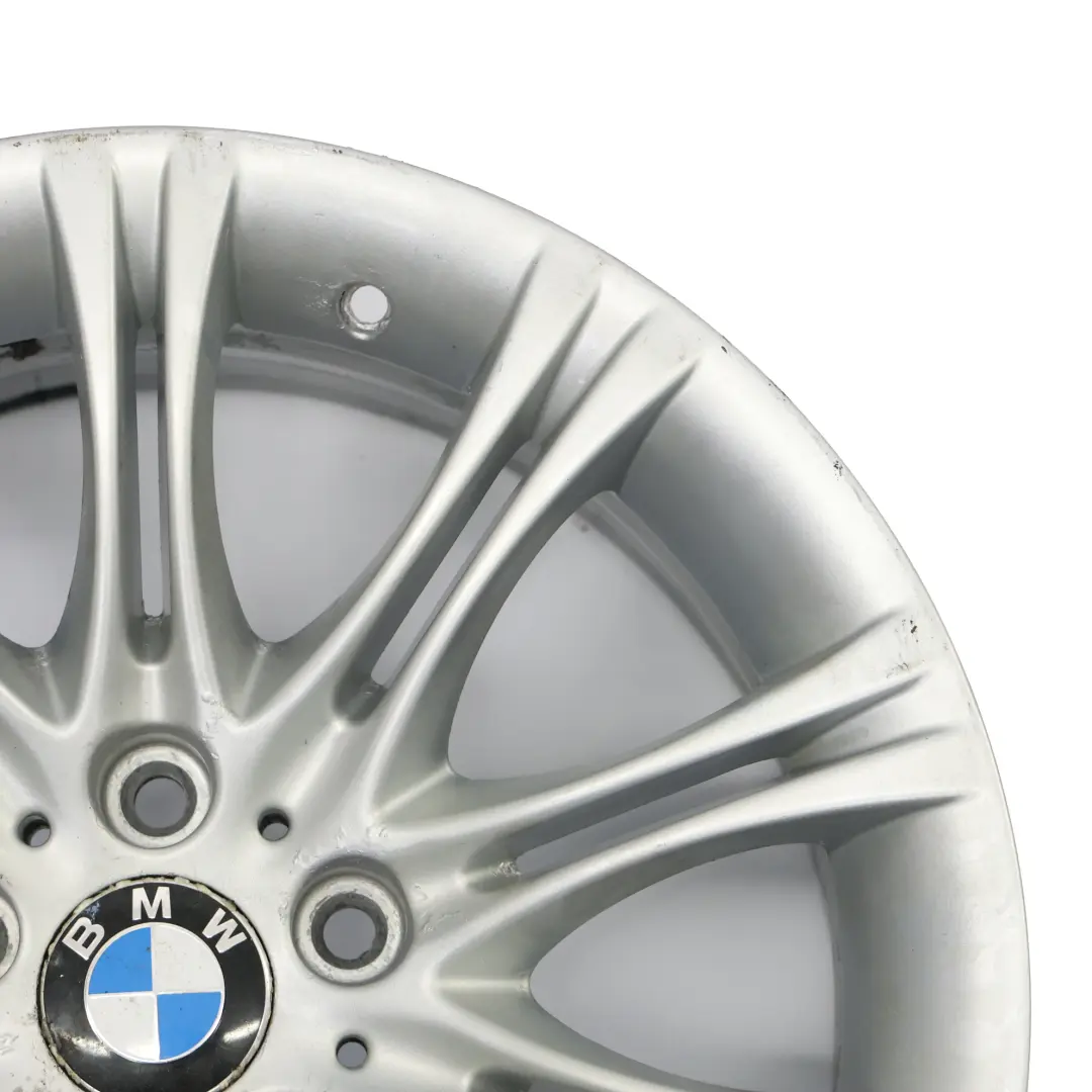 BMW 5 Series E60 E61 Silver Alloy Wheel Rim 18" ET:20 8J M Double Spoke 135