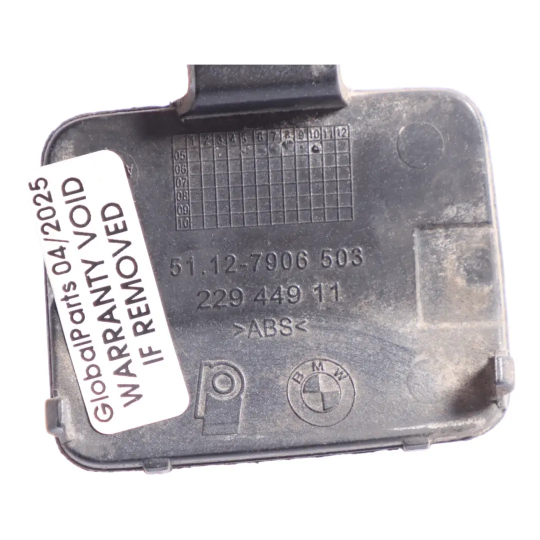 BMW E90 Towing Eye Hook Cover Rear Bumper Sparkling Graphite - A22 7906503 