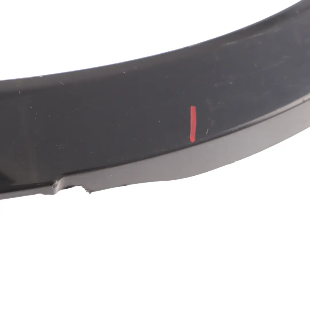 BMW X3 F25 Cover Wheel Arch Rear Left N/S Trim Moulding Strip Carbon Black 416