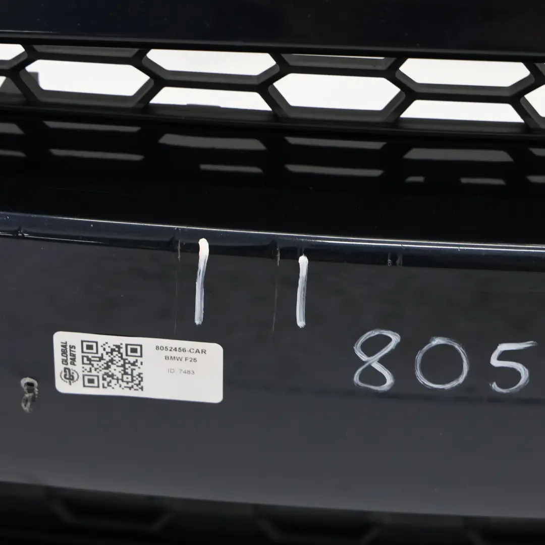BMW X5 F25 Front Bumper M Sport Trim Panel PDC Cover Carbonschwarz Black - 416