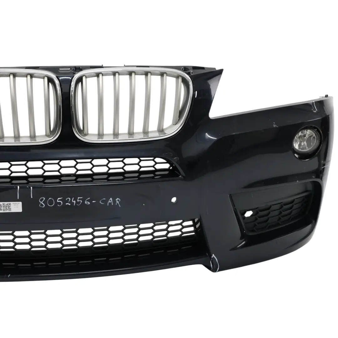 BMW X5 F25 Front Bumper M Sport Trim Panel PDC Cover Carbonschwarz Black - 416