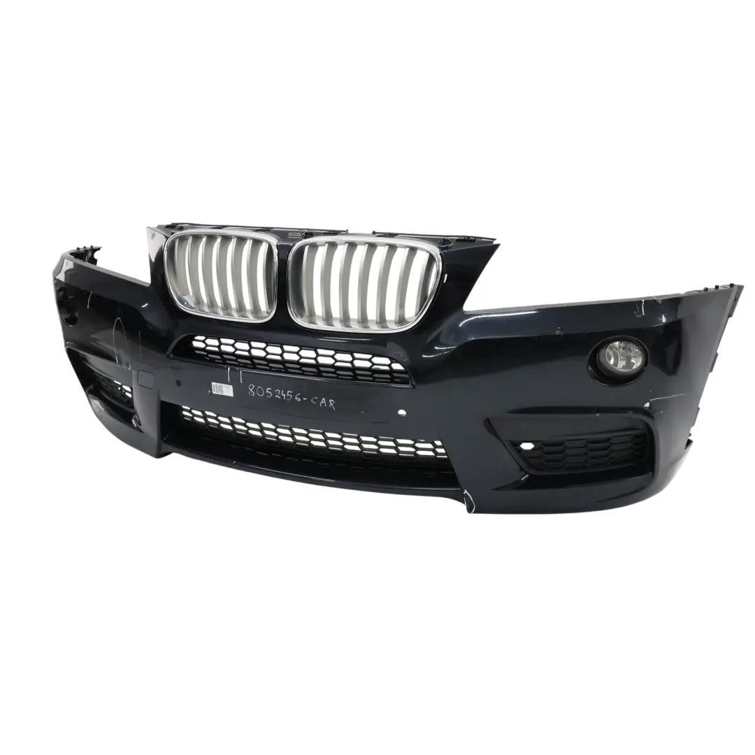 BMW X5 F25 Front Bumper M Sport Trim Panel PDC Cover Carbonschwarz Black - 416
