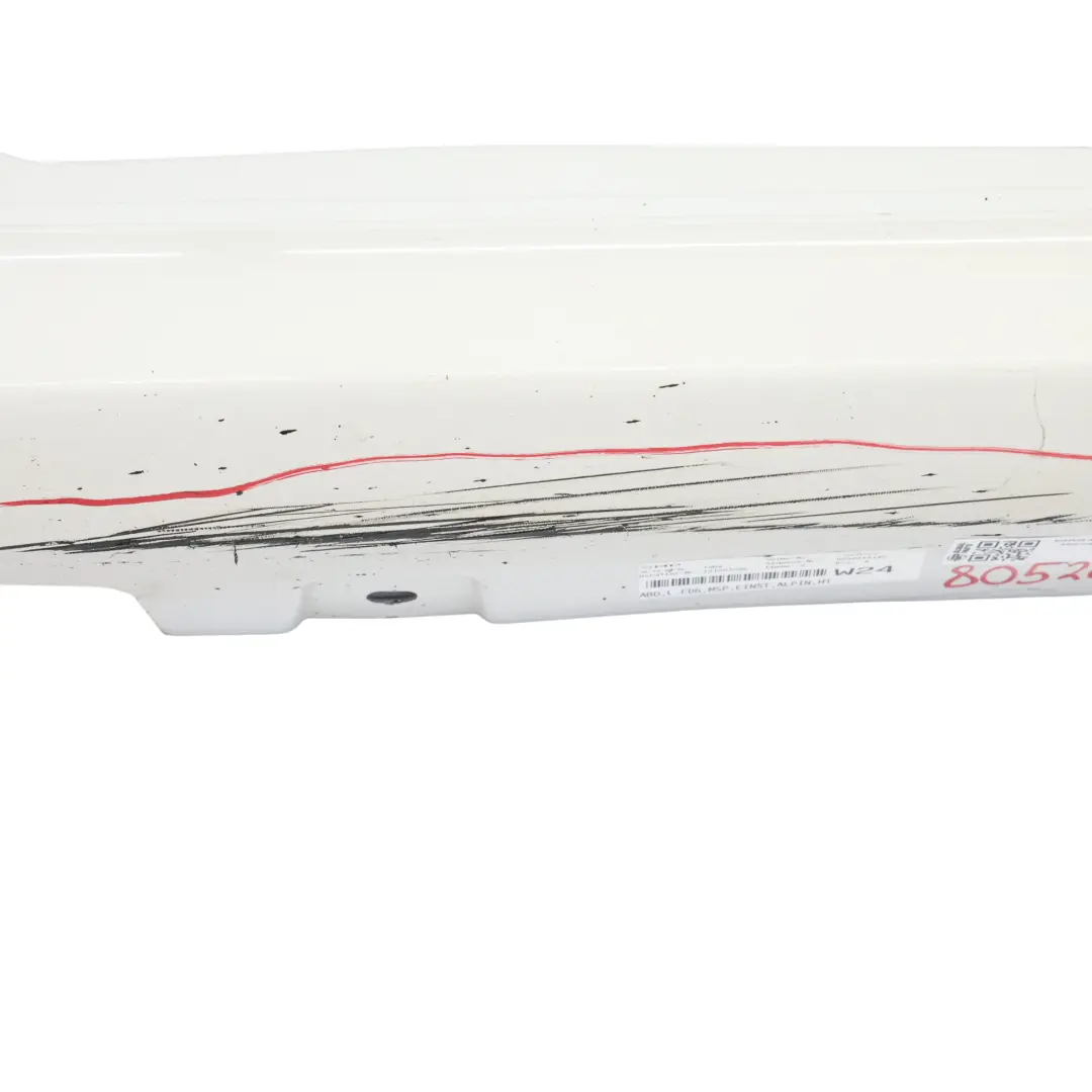 BMW F06 Side Skirt M Sport Sill Panel Left N/S Alpinweiss Alpine White - 300