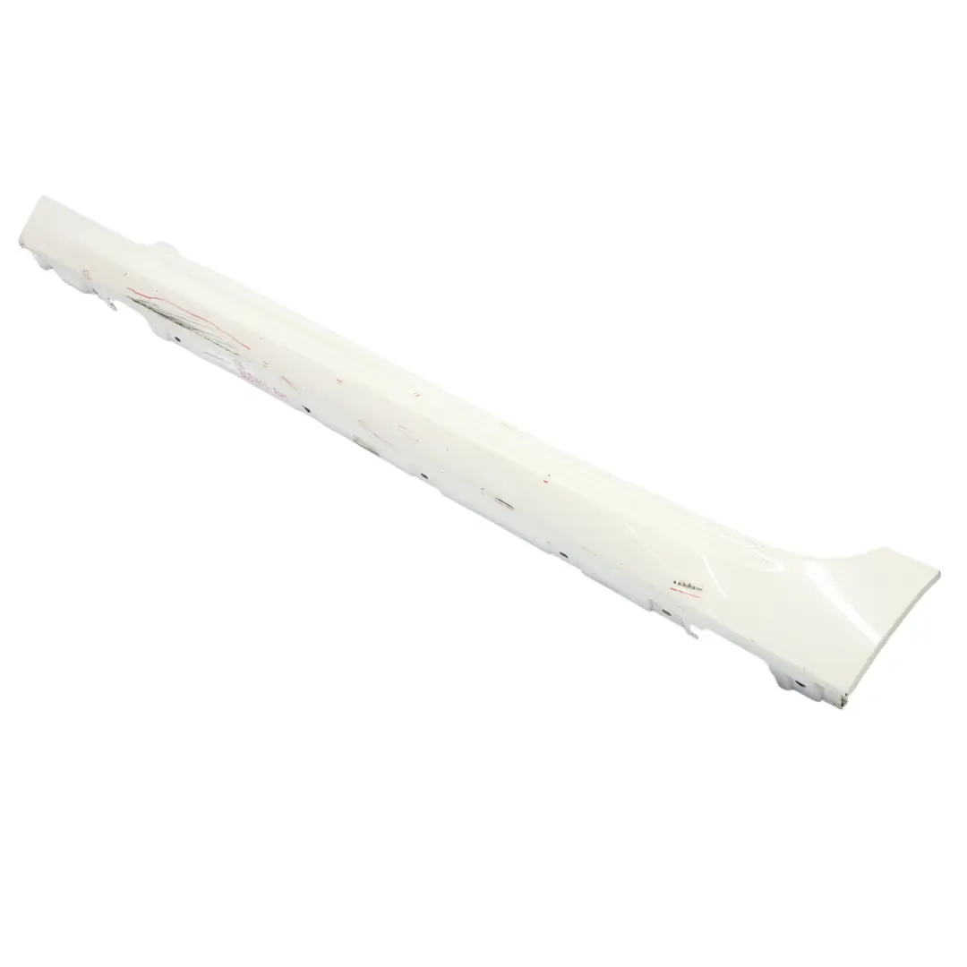 BMW F06 Side Skirt M Sport Sill Panel Left N/S Alpinweiss Alpine White - 300