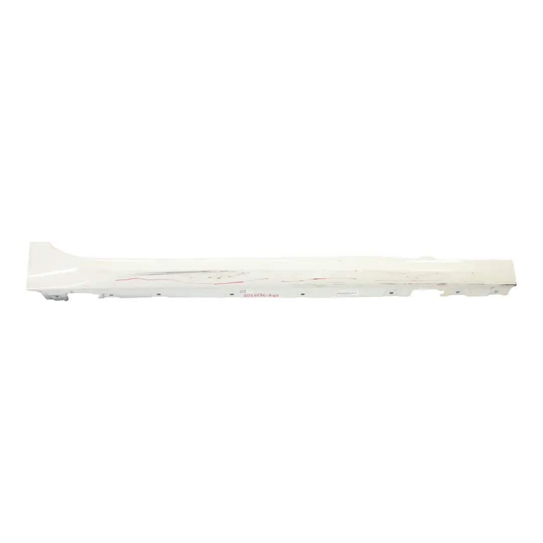 BMW F06 Side Skirt M Sport Sill Panel Right O/S Alpinweiss Alpine White - 300