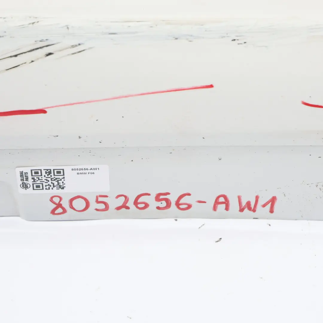 BMW F06 Side Skirt M Sport Sill Panel Right O/S Alpinweiss Alpine White - 300