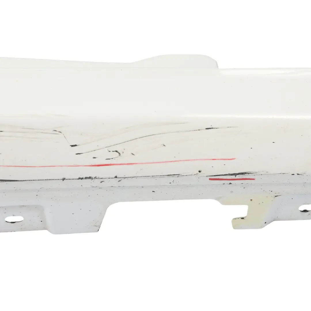 BMW F06 Side Skirt M Sport Sill Panel Right O/S Alpinweiss Alpine White - 300