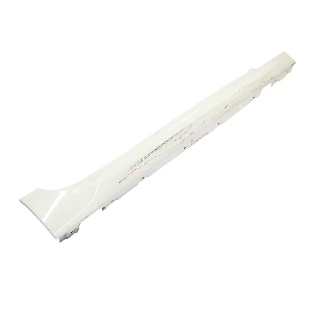 BMW F06 Side Skirt M Sport Sill Panel Right O/S Alpinweiss Alpine White - 300