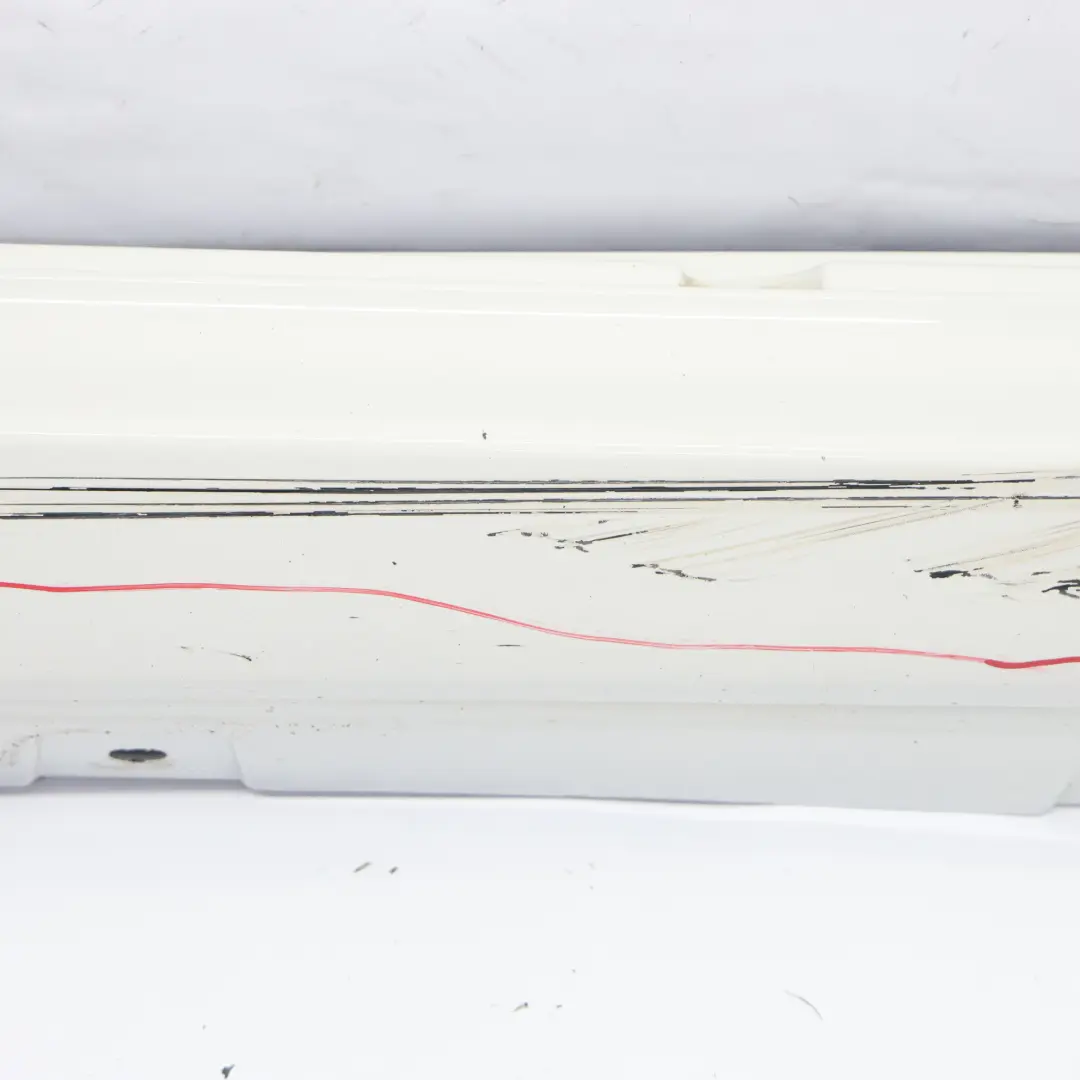BMW F06 Side Skirt M Sport Sill Panel Right O/S Alpinweiss Alpine White - 300