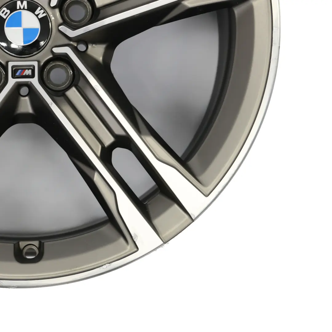 Alloy BMW F40 Cerium Grey Wheel Rim 18" Double Spoke 556M ET:54 8J 8053524
