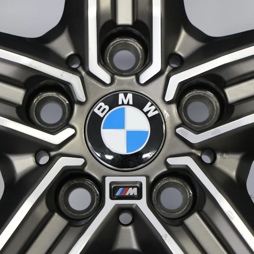 Alloy BMW F40 Cerium Grey Wheel Rim 18" Double Spoke 556M ET:54 8J 8053524