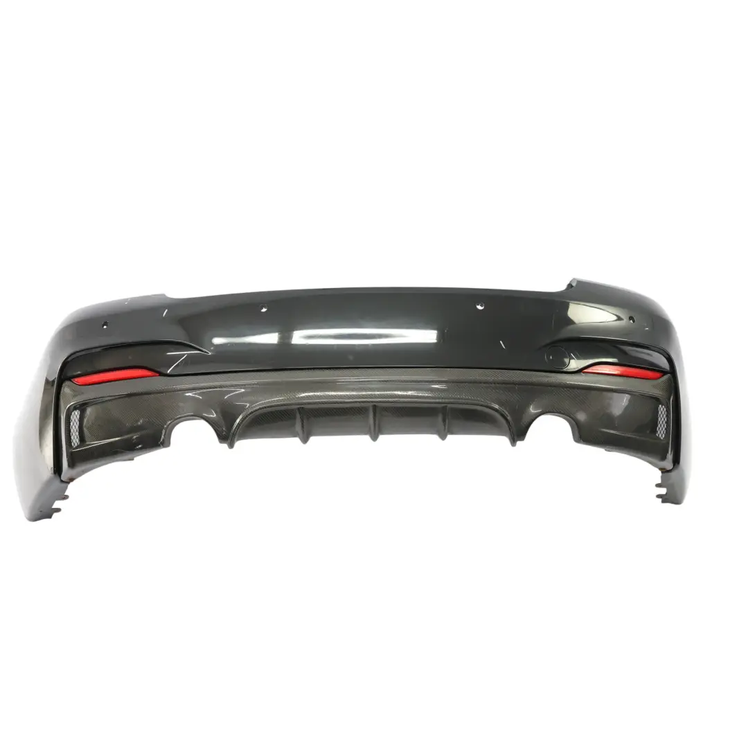 BMW F22 F23 Bumper Rear Trim Panel M Sport Black Sapphire Metallic - 475