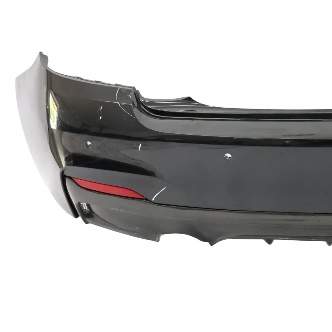 BMW F22 F23 Bumper Rear Trim Panel M Sport Black Sapphire Metallic - 475