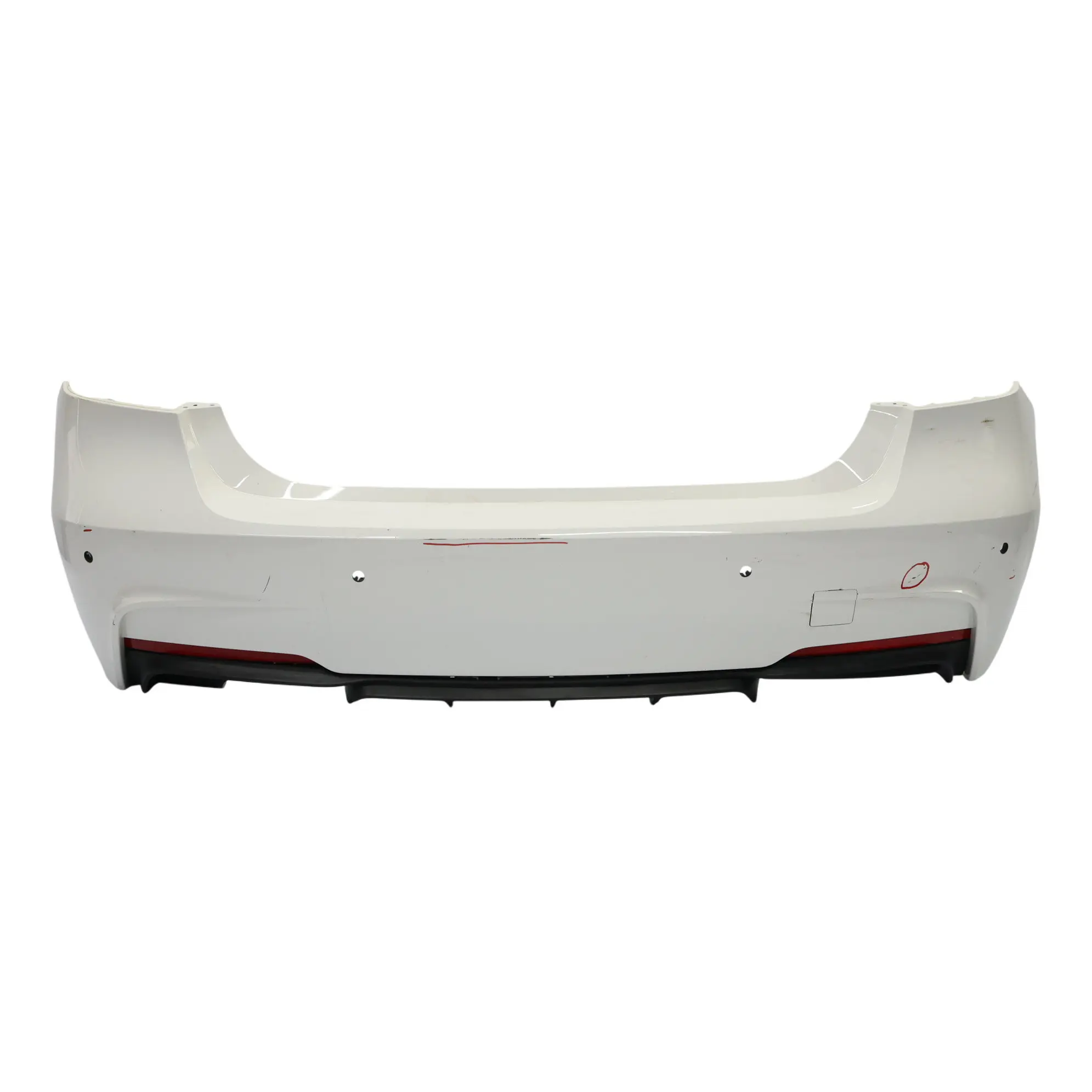 BMW F30 M Sport Rear Bumper Trim Panel PDC Alpinweiss 3 Alpine White - 300