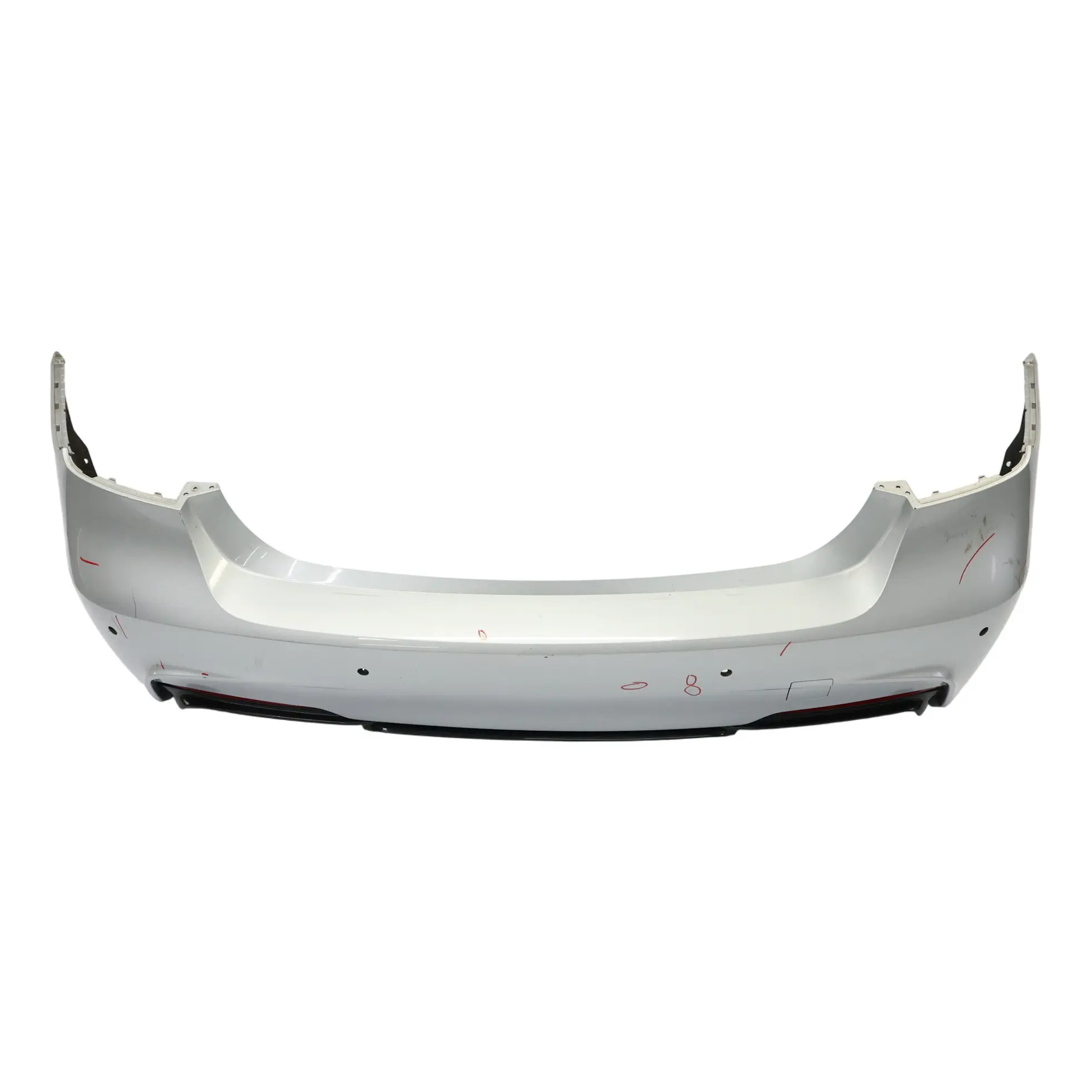 BMW F30 M Sport Rear Bumper Trim Panel PDC Glacier Silber Metallic - A83
