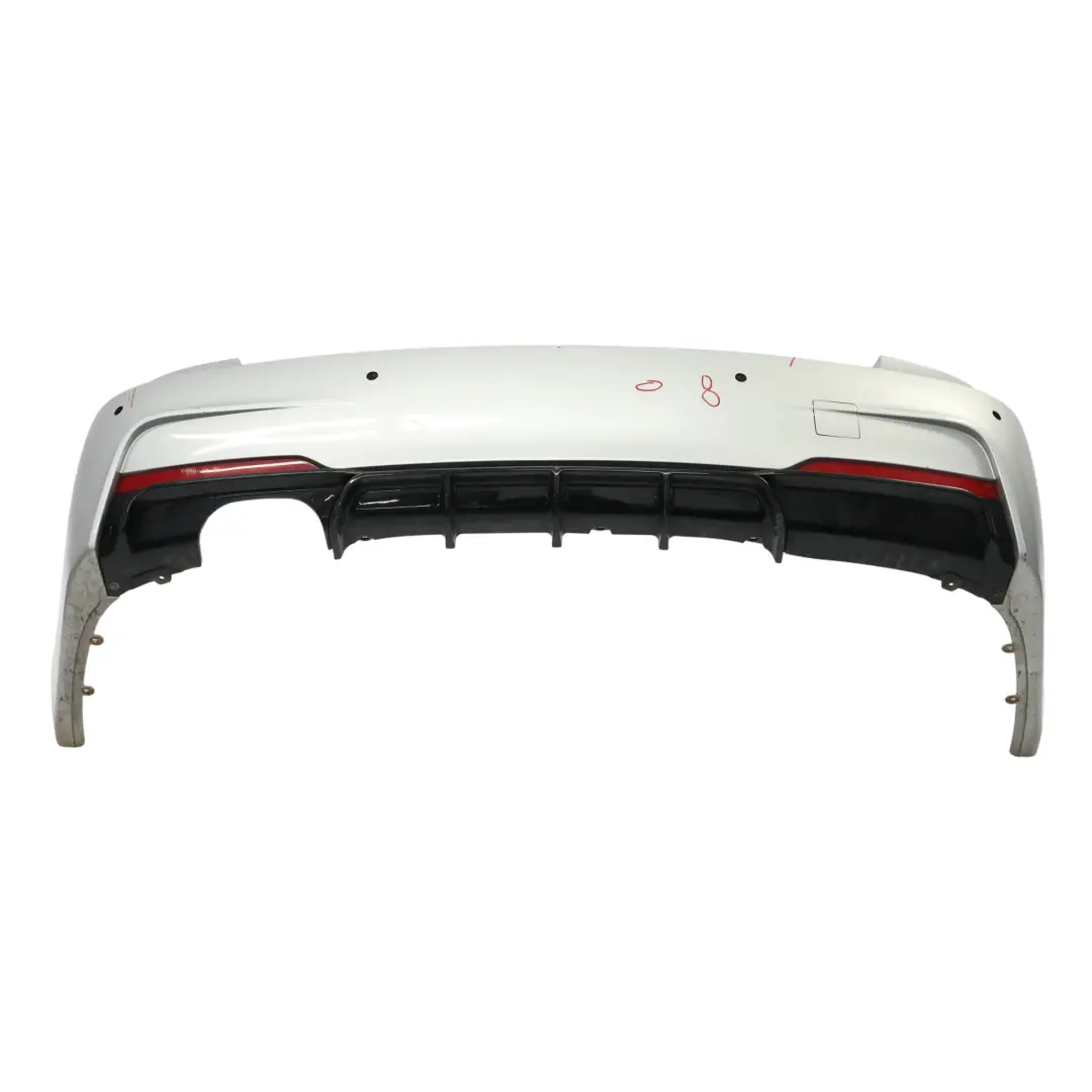 BMW F30 M Sport Rear Bumper Trim Panel PDC Glacier Silber Metallic - A83