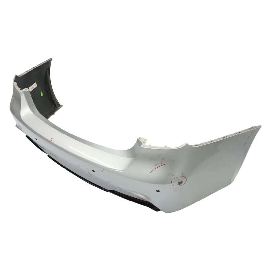BMW F30 M Sport Rear Bumper Trim Panel PDC Glacier Silber Metallic - A83