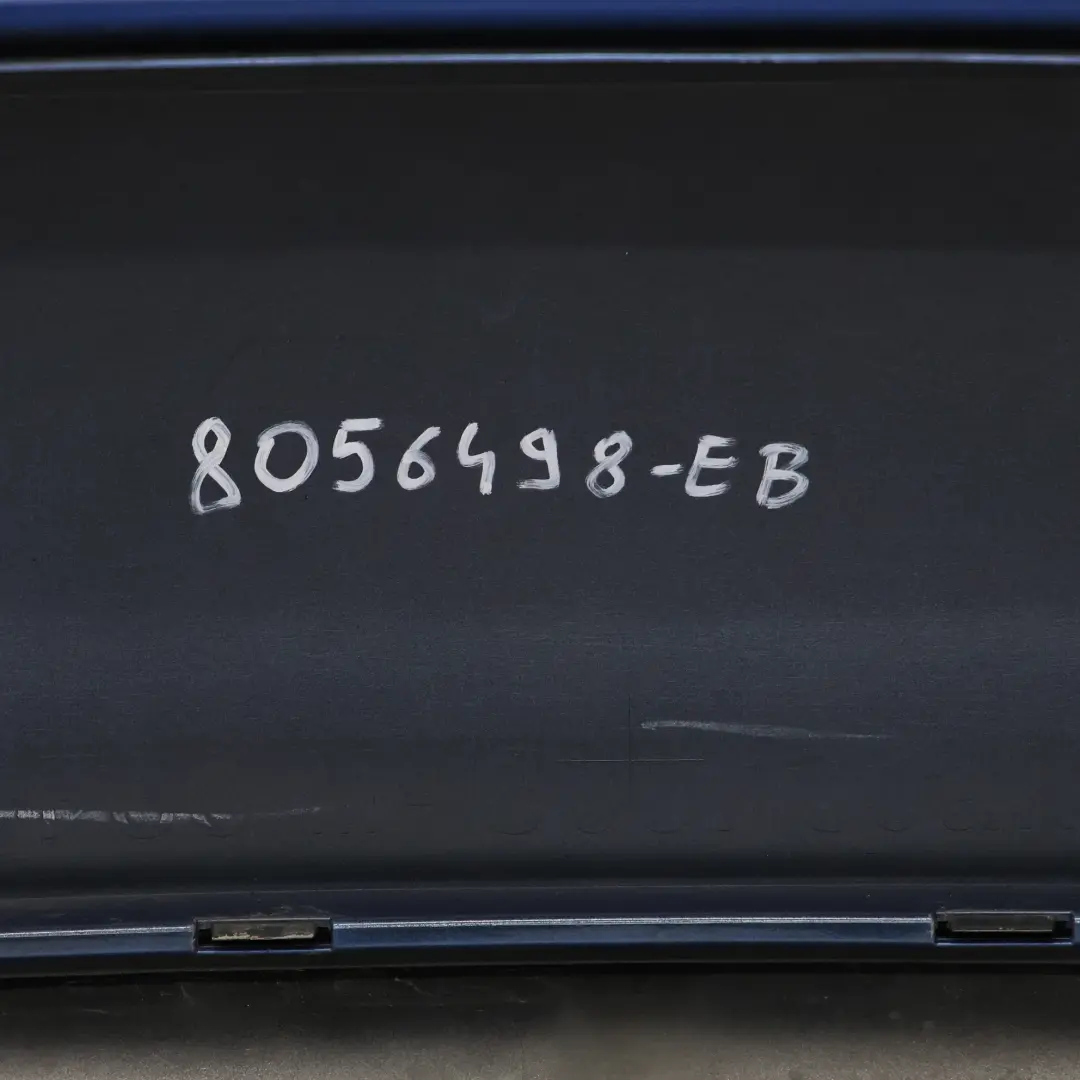 BMW F30 Rear Bumper M Sport Trim Panel PDC Estoril Blue Metallic - B45
