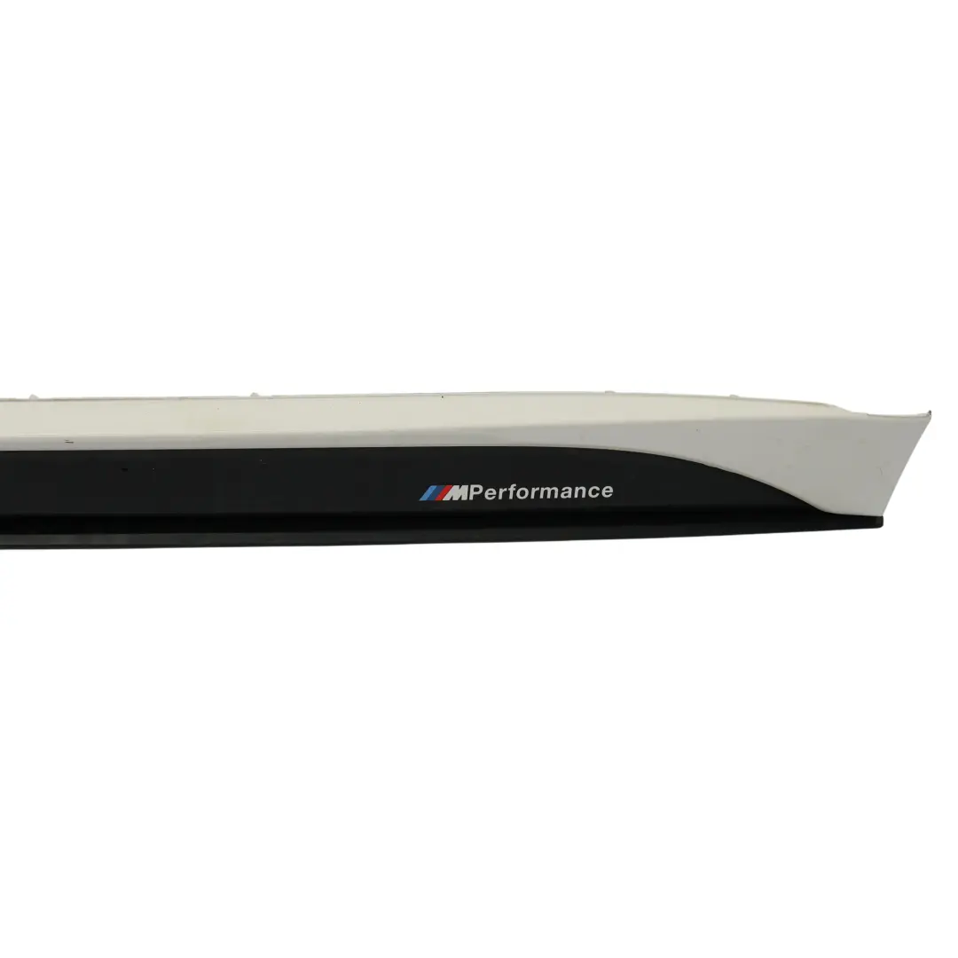 BMW F30 F31 M Sport Faldón Lateral Izquierdo Alpinweiss 3 Blanco - 300