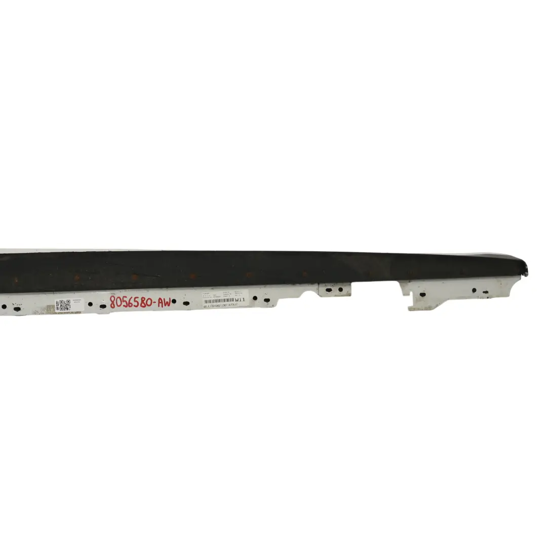 Side Skirt BMW F30 F31 M Sport Sill Strip Right O/S Alpinweiss White - 300