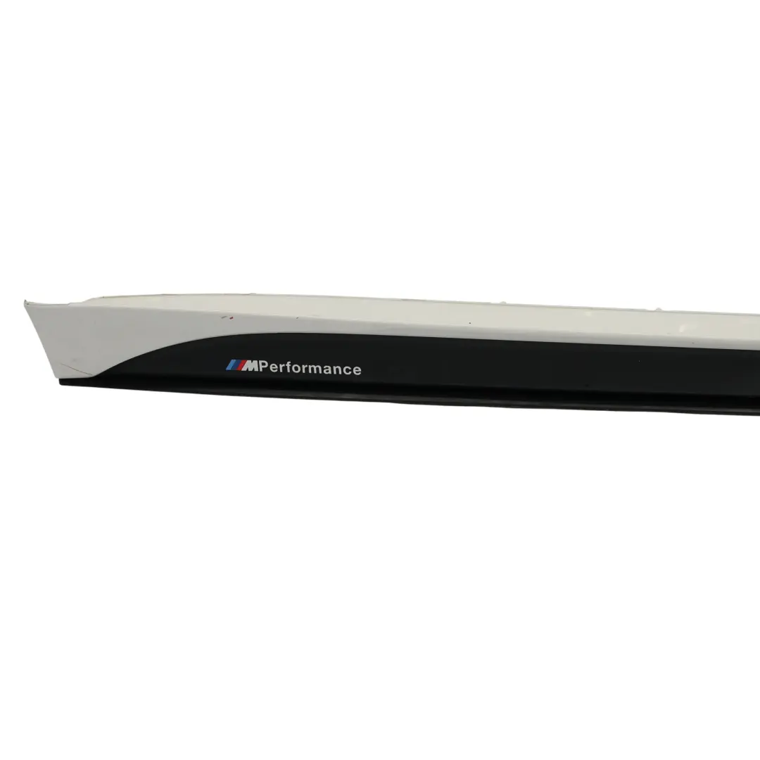 Side Skirt BMW F30 F31 M Sport Sill Strip Right O/S Alpinweiss White - 300