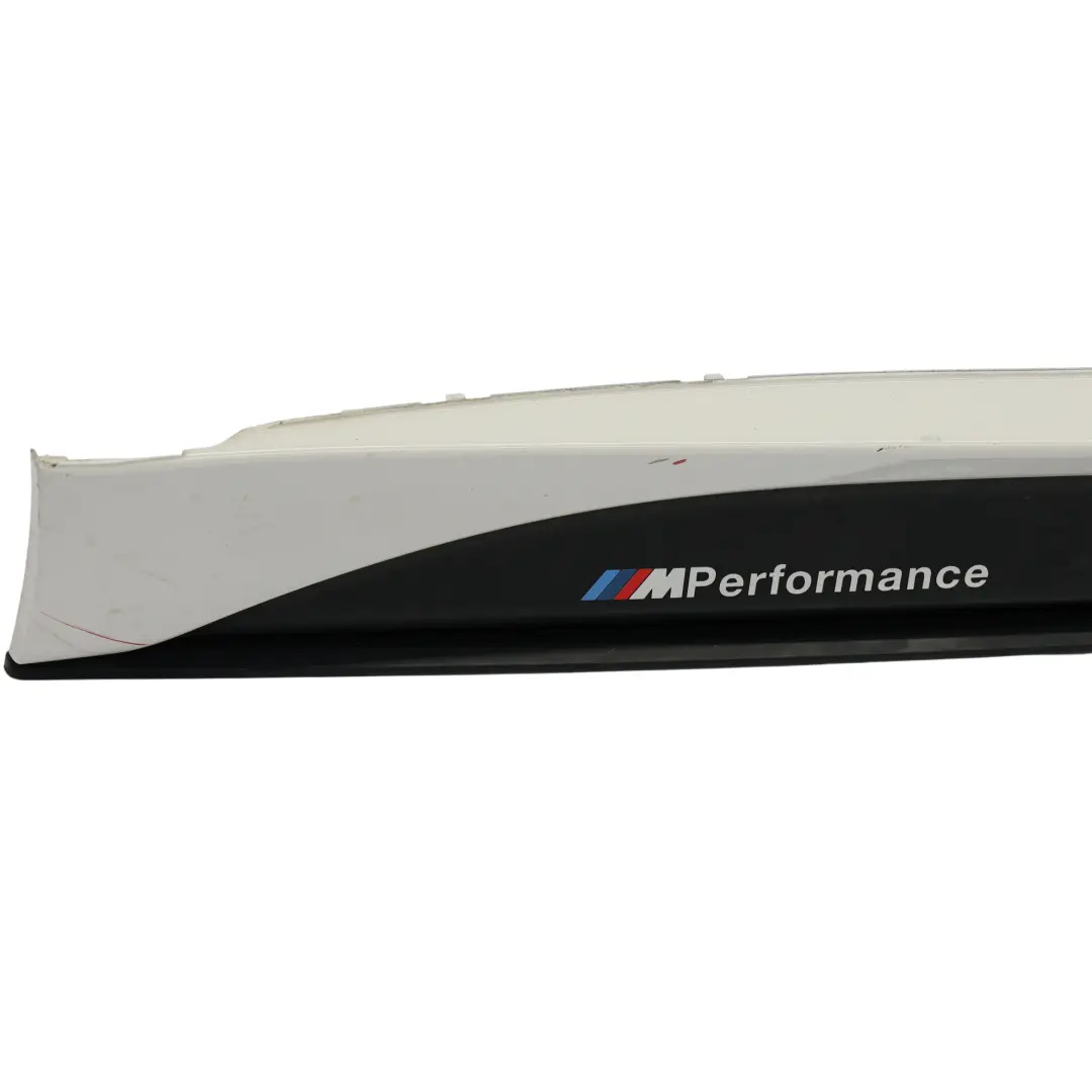 Side Skirt BMW F30 F31 M Sport Sill Strip Right O/S Alpinweiss White - 300