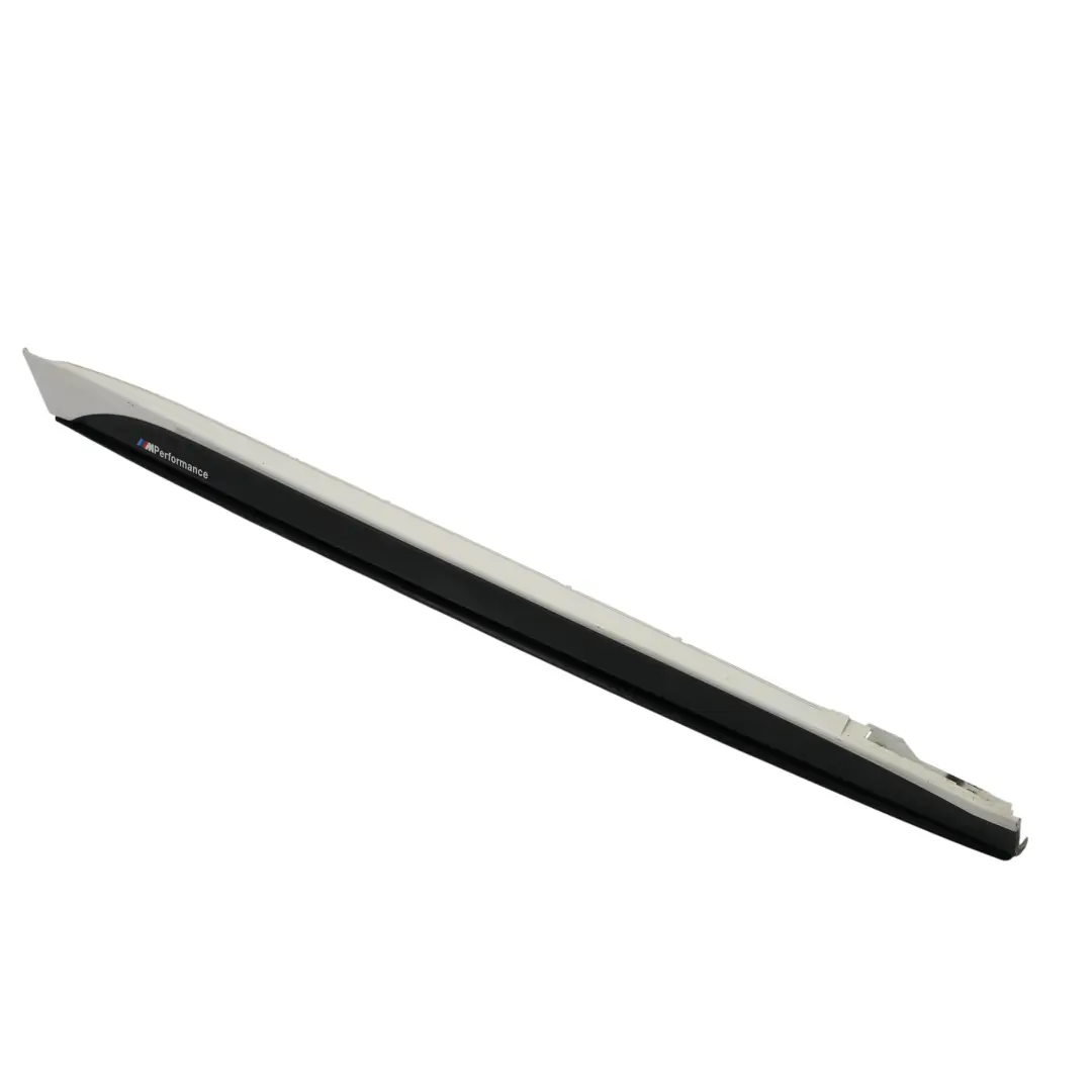 Side Skirt BMW F30 F31 M Sport Sill Strip Right O/S Alpinweiss White - 300
