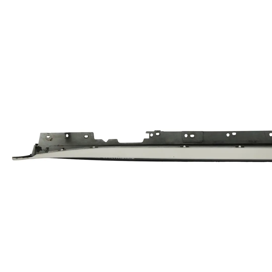 Side Skirt BMW F30 F31 M Sport Sill Strip Right O/S Alpinweiss White - 300