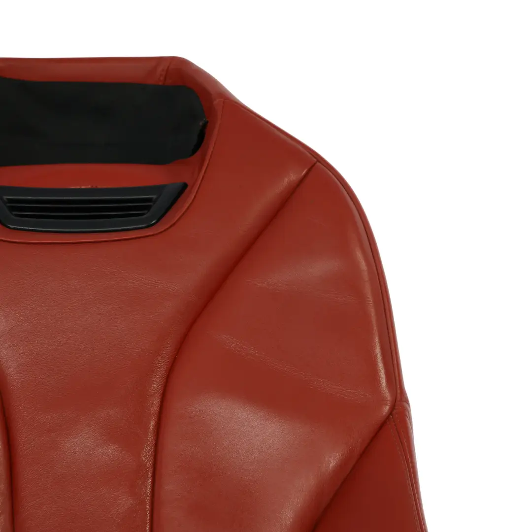 BMW F83 M4 Seat Heated Backrest Front Right O/S Leather Merino Sakhir Orange