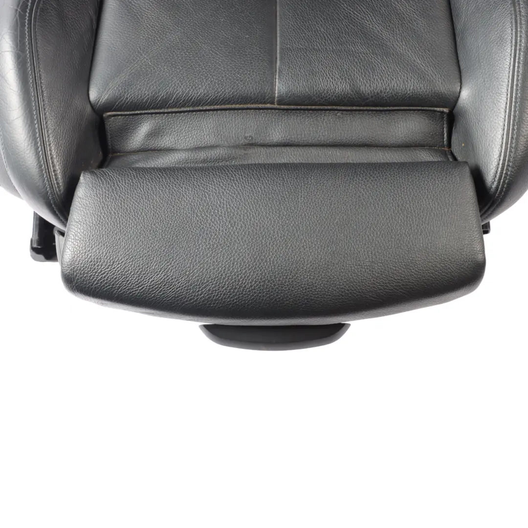 BMW F30 F31 LCI M Sport Seat Front Right O/S Heated Black Leather Contrast Blue